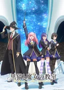 Постер Чёрная кошка и класс ведьм